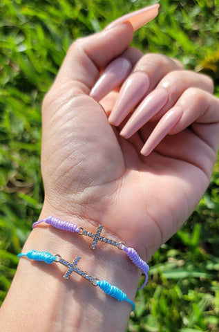 "Always With Me" Handmade Cross Bracelets