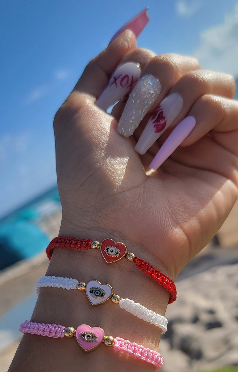 Evil eye store bracelet handmade