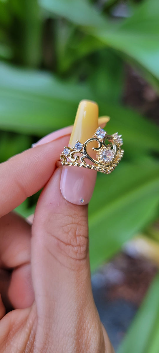 "Sweet Love" 14K Gold Plated Ring The Pretty Rag