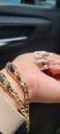 "Belleza" 14K Gold Plated Virgin Mary Bracelet