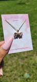 "Love Ties" 18K Gold Plated Bow Necklace
