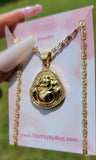 "Timeless Beauty" Buddha 14K Gold Plated Necklace
