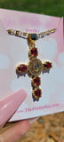 "Royal" 14K Gold Plated  Cross Necklace