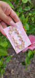 "Transformations" 18k Gold Plated Pink Butterfly Bracelet