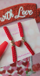 "Attraction" 2pc Handmade Magnetic Heart Bracelets