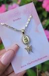 "Destiny" 14K Gold Plated Virgin Mary Necklace