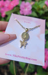 "Destiny" 14K Gold Plated Virgin Mary Necklace