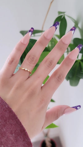 "Simply Sweet" 14K Gold Plated Ring