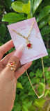 "Mrs. Dreams Alot" Teddy Bear Necklace