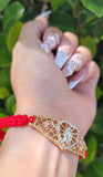 "Tu Amor" 18K Gold Plated Handmade Bracelet