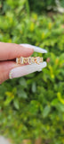 "Queen of Hearts" 14K Gold Plated Heart Ring