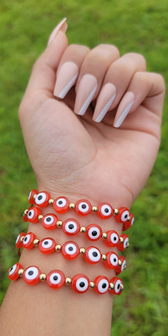Red Evil Eye Handmade Bracelet