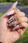 "Eternal Rose" 14K Gold Plated Necklace