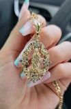 "Blessings" Virgin Mary Necklace
