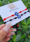 "Protect You Always" 7 Knot Evil Eye Handmade Bracelet Bundle