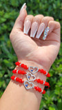 "Good Vibes Remixed" Handmade Evil Eye Bracelet