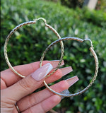 "Classic Girl" Gold Hoop Earrings