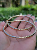 "Classic Girl" Gold Hoop Earrings