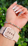 "Goodbye Evil Eye" Gold Plated Slider Bracelet