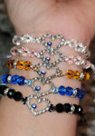 "Good Vibes Remixed" Handmade Evil Eye Bracelet