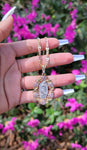 "Blossoms" Virgin Mary Necklace
