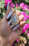 "Blossoms" Virgin Mary Necklace