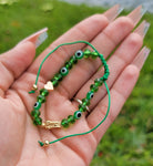 "Renewal" Green Handmade St. Jude Beaded Bracelet