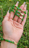 "Renewal" Green Handmade St. Jude Beaded Bracelet