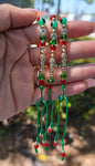 "Lucky Charms" Handmade St. Jude Green Evil Eye Bracelet