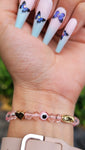 "Compassion" Pink Handmade Virgin Mary Beaded Bracelet