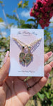 "Be My Bestie" Broken Heart Necklace 2pc Set