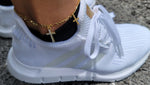 "Walk by Faith" Cross 18K Gold Plated Anklet