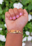 "Little Love" 14K gold plated toddler bracelet