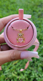 Pink Velvet Necklace Box (Box Only)