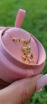 Pink Velvet Necklace Box (Box Only)