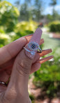 "Protect Your Energy" Silver Evil Eye CZ Ring