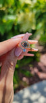 "Protect Your Peace" Gold Evil Eye CZ Ring
