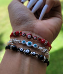 "Ojitos" Handmade Evil Eye Bracelets 3pc Set