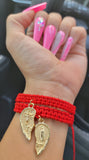 "Nurtured Love" Handmade Charm Bracelet 2pc Set