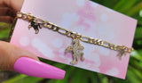 "Unicorn Vibes" 14K Gold Plated Anklet/Bracelet