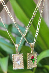 "Beauty To Your Beast" 14K Gold Plated Rose Necklace
