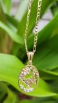 "Garden of Eden" 14K Gold Plated Necklace