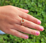 "My Treasure" Child Size 14K Gold Plated Heart Ring