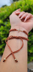 "Hold Me Close" Handmade Cross Charm Bracelet