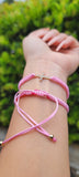 "Hold Me Close" Handmade Cross Charm Bracelet