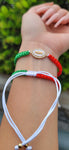 "Tri-Color" Handmade Virgin Mary OR Saint Jude Bracelet