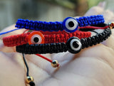 "Simply Protected" Handmade Evil Eye Bracelet