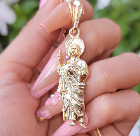 St. Jude Necklace - Catholic Saint Jewelry Collection – The Little Catholic