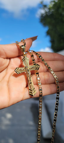 "Trust" Jesus Cross Necklace