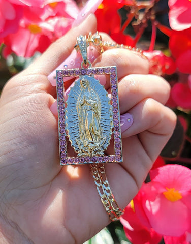 Our Lady of Guadalupe Pendant Necklace